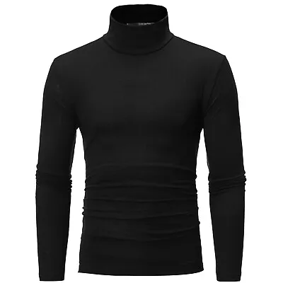 Mens Casual Slim Fit Hoodies T Shirt Long Sleeve Pullover Sweatshirts Sport Tops • $14.56