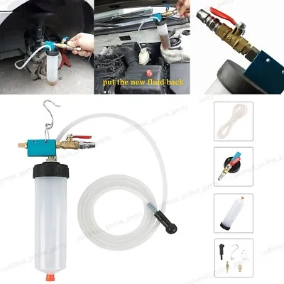 Car Vehicle Vacuum Brake Bleeder Tank Fluid Oil Change Pump Equipment Tool Kit • $13.59