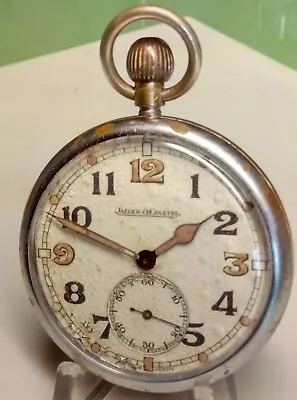 £185 • Buy Ww2 Jaeger Le-coultre G.s.t.p.  British Military Pocket Watch Fully Serviced Gwo