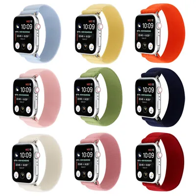 $1.99 • Buy  42/44mm Elastic Apple Watch Band Nylon For IWatch Series SE 6 5 4 3 2 1 38/40mm