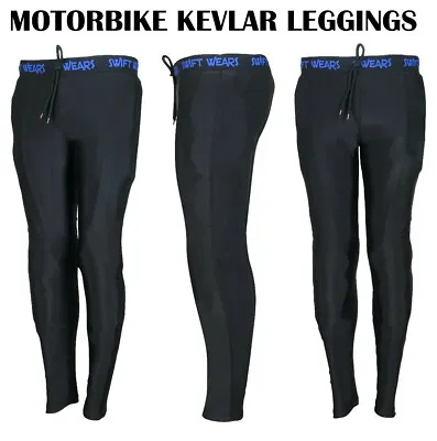 Ladies Leggings Made With Kevlar Motorcycle Motorbike Pants Super Fit Unisex New • $49.24