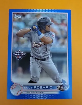2022 Topps Pro Debut Eguy Rosario Blue Parallel SP /150 #PD-7 Padres Pro Debut • $1.75