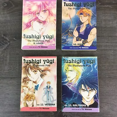 Fushigi Yugi Manga The Mysterious Play Yu Watase Vol 9 10 11 12 Lot Of 4 Books • $25.97