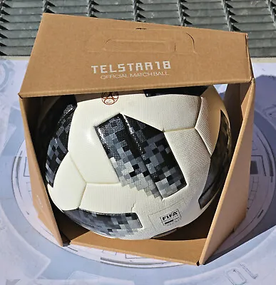 Ball Adidas Telstar Pro New Original Fifa Worldwide Football Russia 2018 Box • $251.65