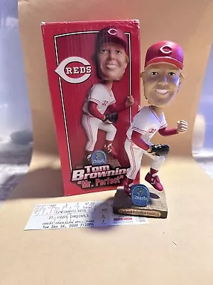 Tom Browning Bobblehead - Cincinnati Reds - “Mr. Perfect” 20th Anniversary 9/88 • $16