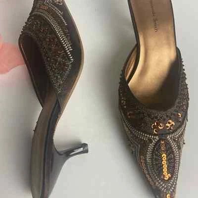$29 • Buy AMANDA SMITH Bronce Clogs Shoes Size 6.5M