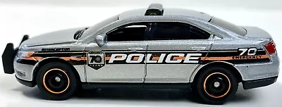 Matchbox Ford Police Interceptor Silver Police Car 1:64 **LOOSE** • $7.49