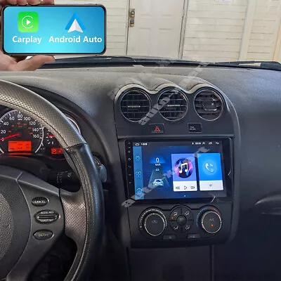 For 2008-2012 Nissan Altima Apple CarPlay Car Radio Android 13 GPS Stereo +Cam • $133.49
