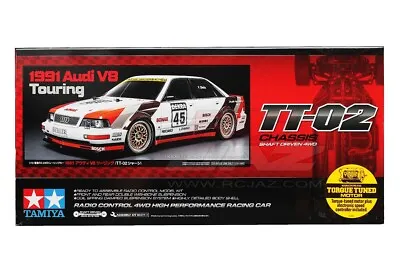 Tamiya 58682 1/10 RC Car TT-02 Chassis Audi V8 Touring Quattro DTM '91 Kit W/ESC • $210.06