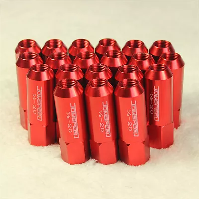 20pc Red Jdmspeed Aluminum Tuner Racing Lug Nut Extended Forged For Mustang Ford • $327.86