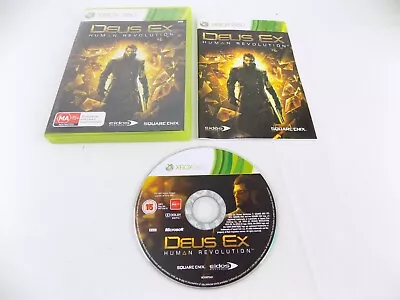 Mint Disc Xbox 360 Deus Ex Human Revolution Free Postage • $11.90