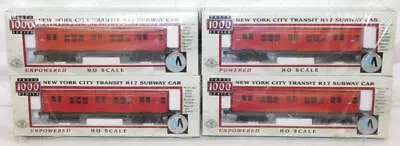 Proto 1000 30300 Class R17 Subway 4 Car Set Powered & 3 Unpow NYC MTA Red Bird • $369