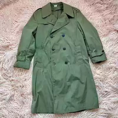 Men’s Vintage 40R Military Issue Trench Coat • $50