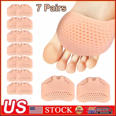 Reusable Breathable Metatarsal Pads 7Pair Gel Of Forefoot Cushions For Men&Women • $9.70