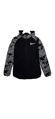 Nike Sz Large Men's Running Flash Reflective Jacket Black 858151-010 NEW 2016 • $256.97