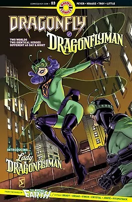 Dragonfly Vs Dragonflyman #3 Of 5 Tom Peyer Jamal Igle Variant Cover Ahoy Comics • $5.99