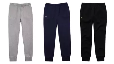 Lacoste Tracksuit Bottoms Slim Fit Mens Joggers Grey Black Blue XH9507 • £47.99