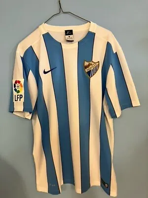 Malaga C.F Football Jersey (Soccer) Used But It Great Condition • $57