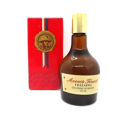 Men's Vintage Avon Trazarra Cologne Decanter 2 Fl. Oz. NOS • $12.99