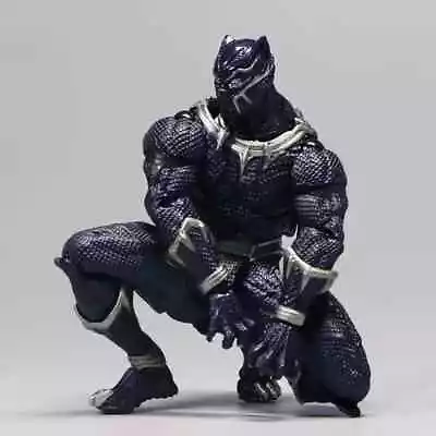 15CM Marvel's Black Panther Action Figure King Of Wakanda MCU Toys • £34.50