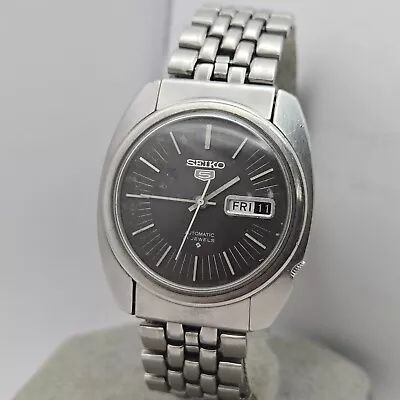 Vintage SEIKO 6119-8470 Men's Automatic Watch 21Jewels Day/date March 1972 • $145