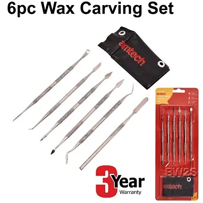 £5.19 • Buy 6pc Wax Hand Carving Chisel Knife Tool Sculpting Set Kit Model Clay Candle Craft