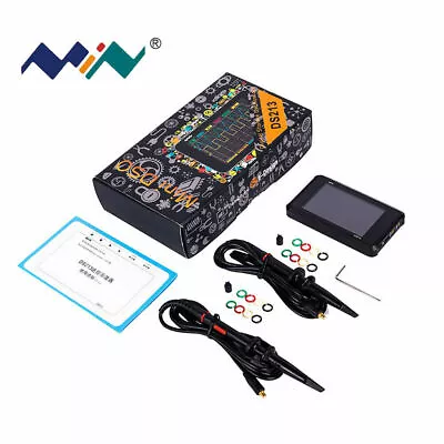 Mini Smart LCD 4-channel Digital Oscilloscope DS213 USB Models 15MHz 100MSa/s  • $179.99