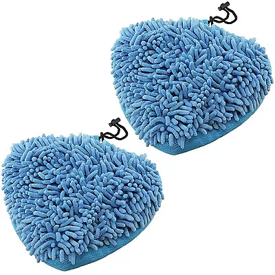 2 Steam Mop Pads For H20 HD Thane Coral Triangle Compatible Replacement 36085 X2 • £6.95