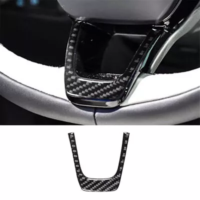 Steering Wheel Lower Panel Trim Carbon Fiber For Ford Mustang Mach-E 2021-2022 • $11.74