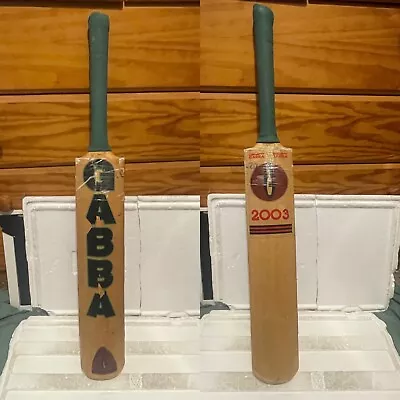 VINTAGE GABBA 2003 Cricket Bat Solid Wood Handle JUNIOR SIZE - VGC • $60