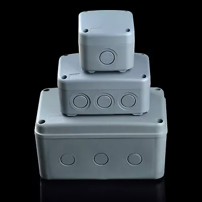 Outdoor Junction Box ABS Plastic Waterproof Dustproof Electrical Enclosure Large • $13.99