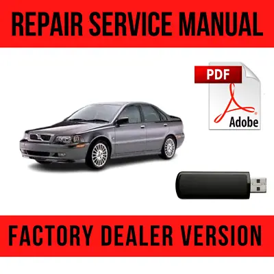 Volvo S40 1995-2004 Factory Repair Manual USB • $16.49