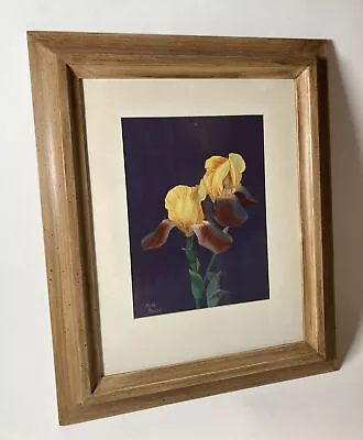 Vintage Original Oil Painting Still Life Fine Flowers -Signed -Framed  • $145