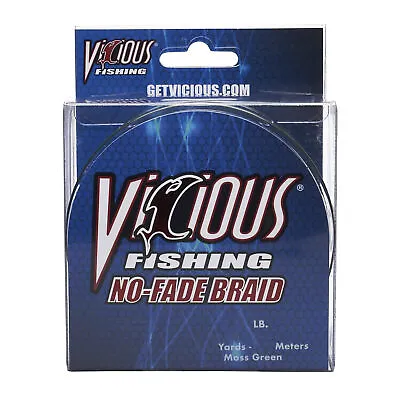 Vicious No-Fade Green Braid - 300 Yards • $40.19