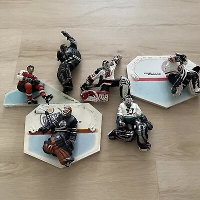 McFARLANE NHL GOALIE LOT OF 6 FIGURES - Osgood Brodeur Giguere Salo Kolzig • $70