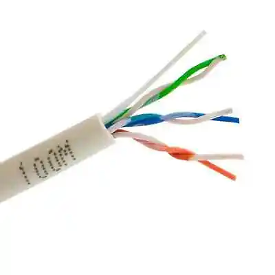 £3.99 • Buy 10m BT Telephone Cable Wire 3 Pair 6 Core White Phone Cable