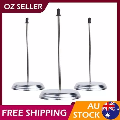 Deli Silver Desk Straight Rod Paper Holder Spike Stick Receipts Check Bill Fork • $11.79