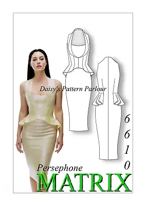 Cosplay MATRIX Persephone DRESS Sewing Pattern AUTHENTIC Costume Comic Latex • £18.98