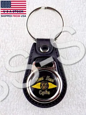 Boss Hoss V8 Cycles Key Fob Ring Motor Chain Bikes & Trikes Patch Pin • $12