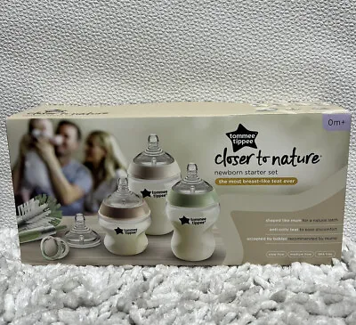 Tommee Tippee Closer To Nature New-Born Starter Kit Anti-Colic Natural Latch • £31
