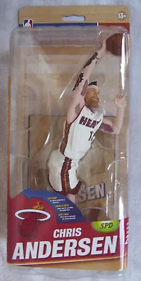 2015 McFarlane NBA 26 Chris Andersen Miami Heat White Uniform Variant CL 739/750 • $21.99