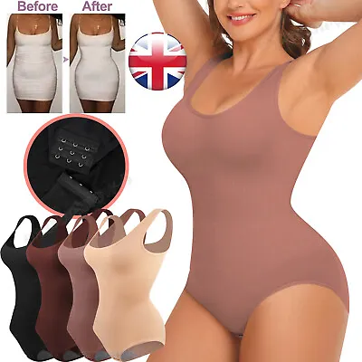 Women Cinchers Tummy Control Firm Full Body Shaper Bodysuit Slimming Shapewear • £12.79