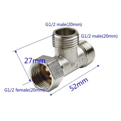 $14.05 • Buy 1x Water Tap 2 Way Valve Faucet For Automatic Washing Machine Inlet,Pipe Adapter