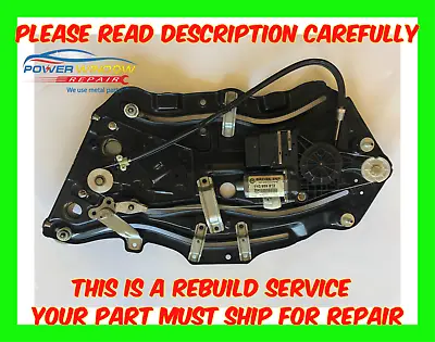 Volkswagen Beetle Conv Rear Window Regulator Rebuild Service-Lifetime Warranty • $189