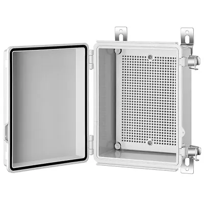 10.23 X 6.3 X3.93  Plastic Electric Junction Box IP67 Enclosure Mounting Plate • $46.99