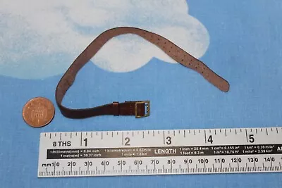 DID WW2 1/6 Scale German Luftwaffe Pilot Brown Leather Belt 1940 A Galland • £15.49