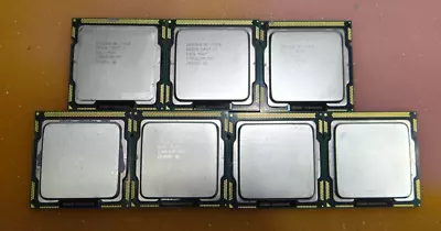 LOT Of (7) Intel Core I7-860 I7-870 SLBJJ Quad Core LGA1156 CPU Processor • $99.99
