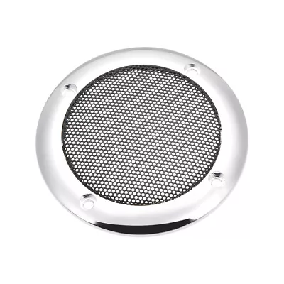 Speaker Grill Cover 3.5 Inch 107mm Mesh Circle Subwoofer Guard Protector Silver • $7.43