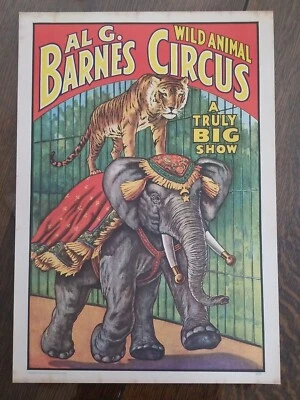 $22.99 • Buy Vintage 1960 Circus World Museum Poster Set Of 4 Posters New Old Stock
