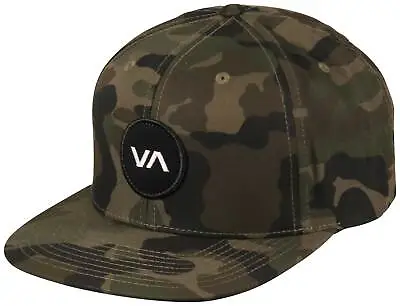RVCA VA Patch Snapback Hat - Camo - New • $30